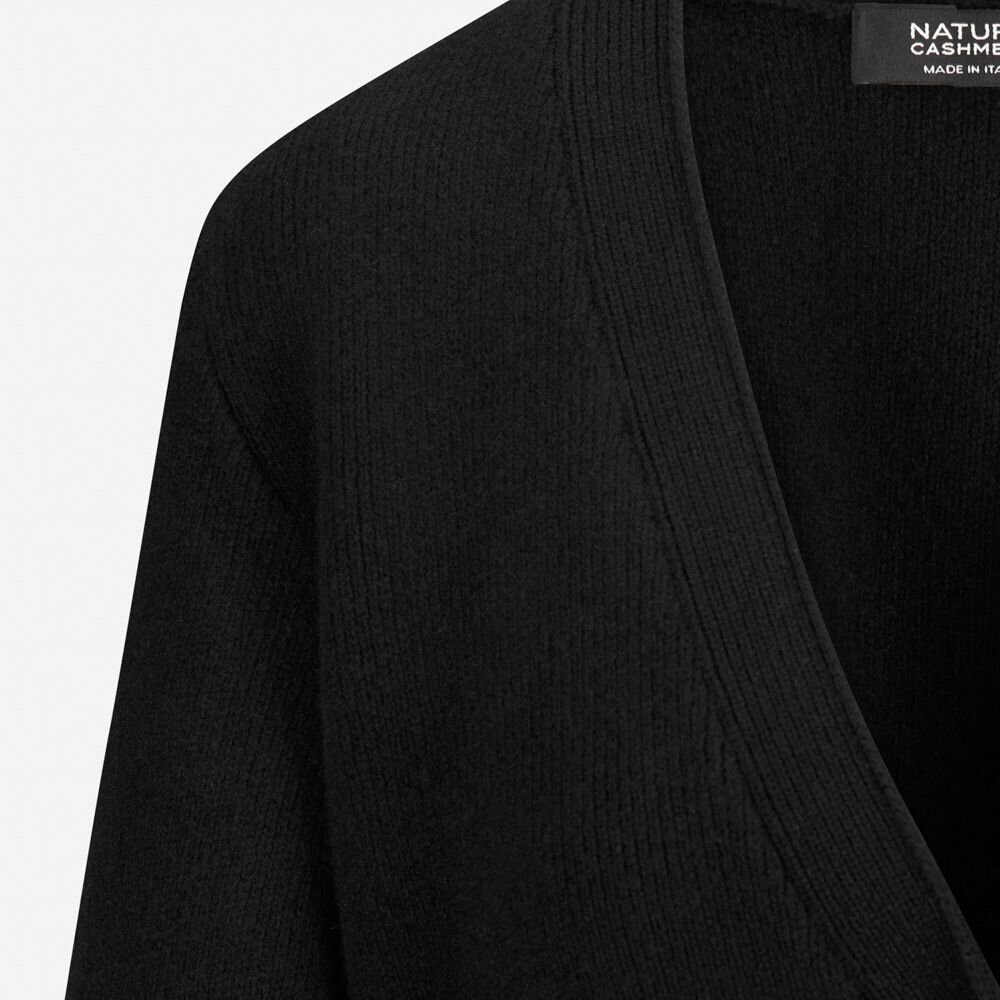 Julia Cardgian Cashmere-Wool - Black