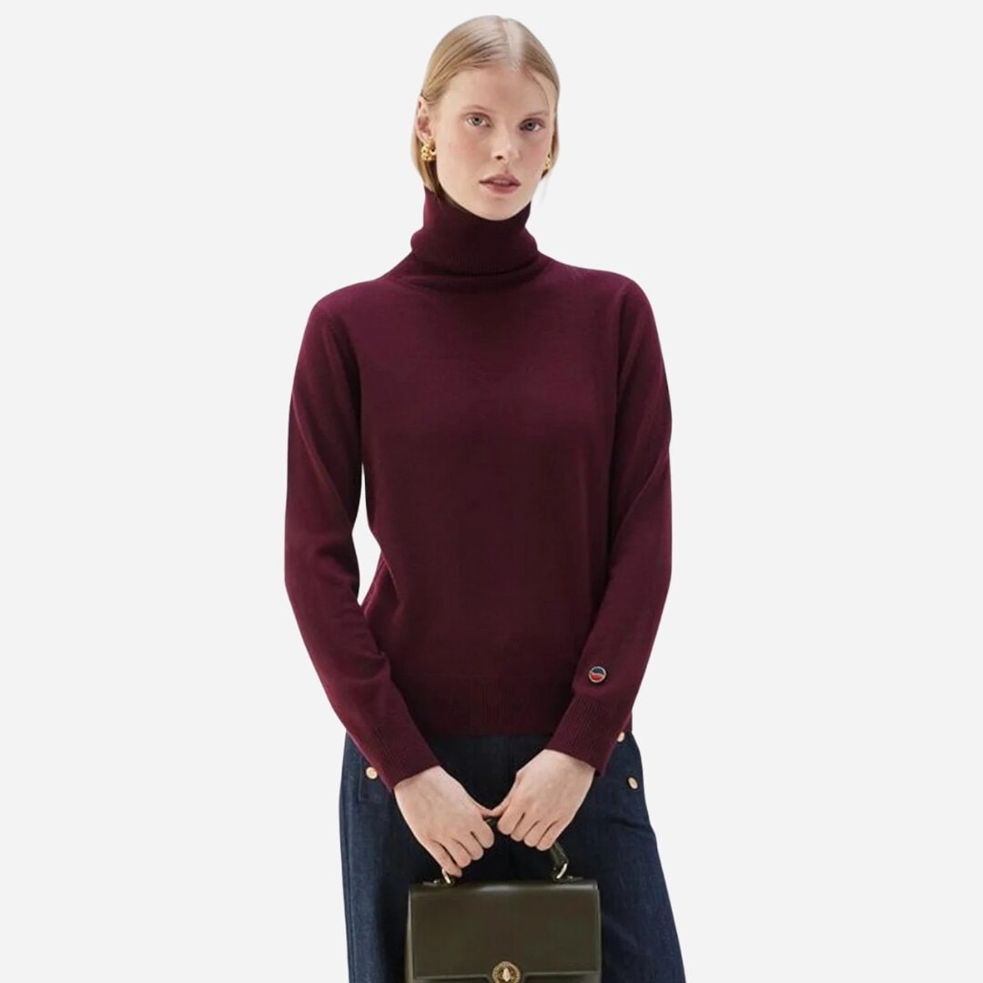 Alice Rollerneck Sweater - Bordeaux