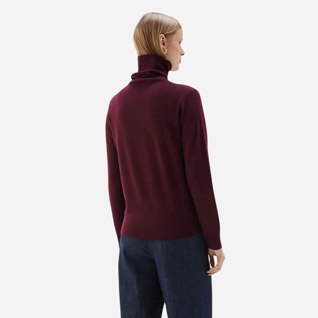 Alice Rollerneck Sweater - Bordeaux