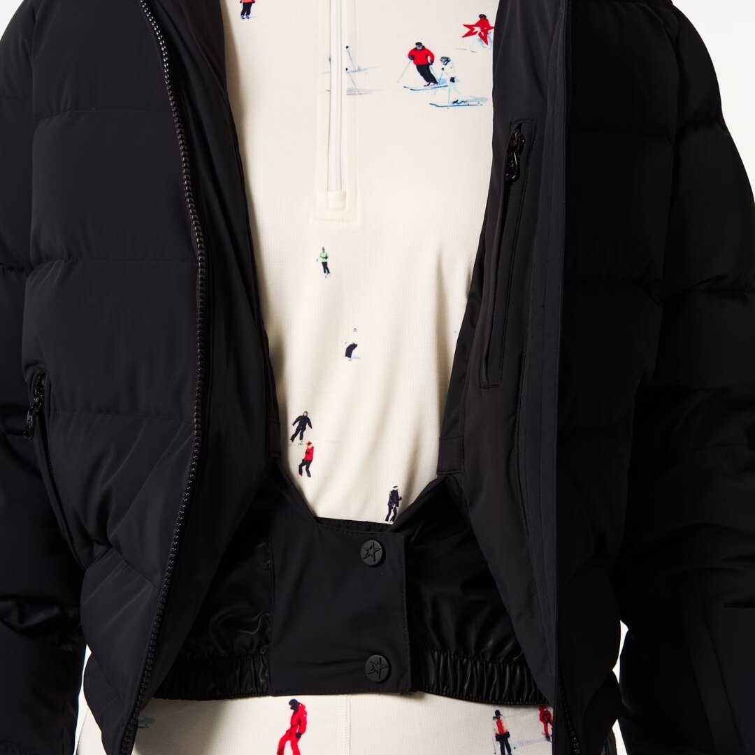 Polar Flare Down Jacket - Black