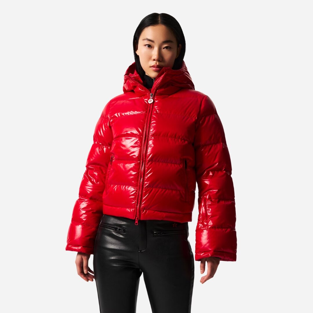 Polar Flare Down Jacket - Red