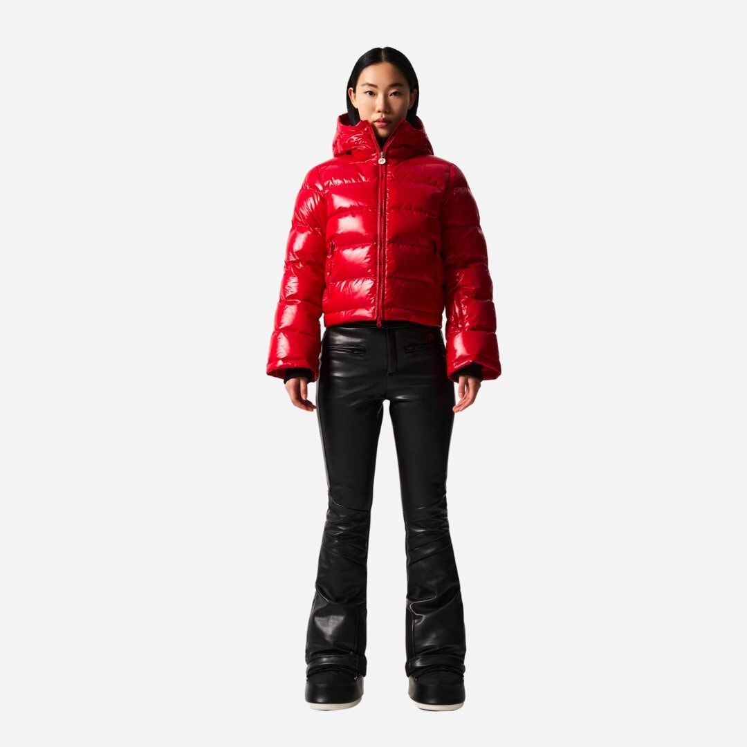 Polar Flare Down Jacket - Red
