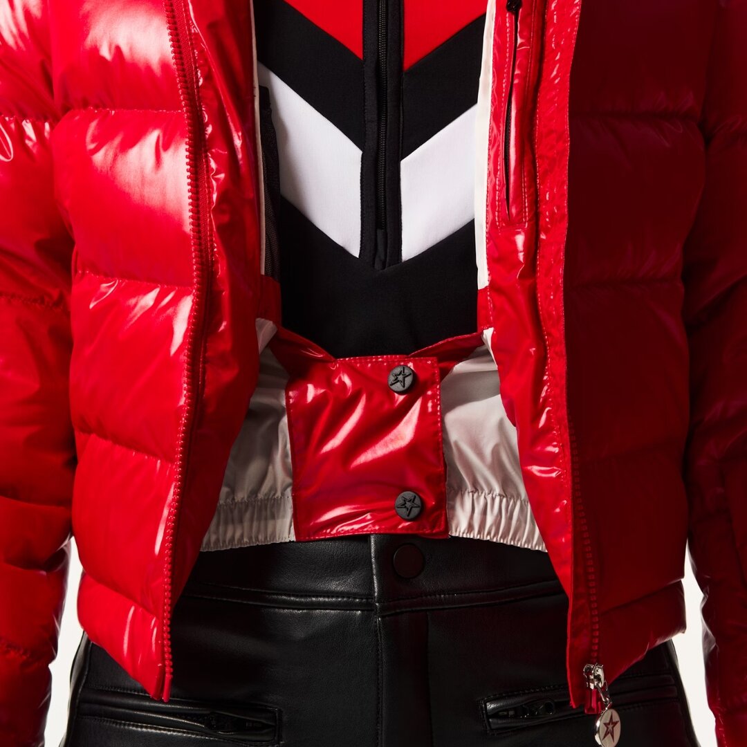 Polar Flare Down Jacket - Red