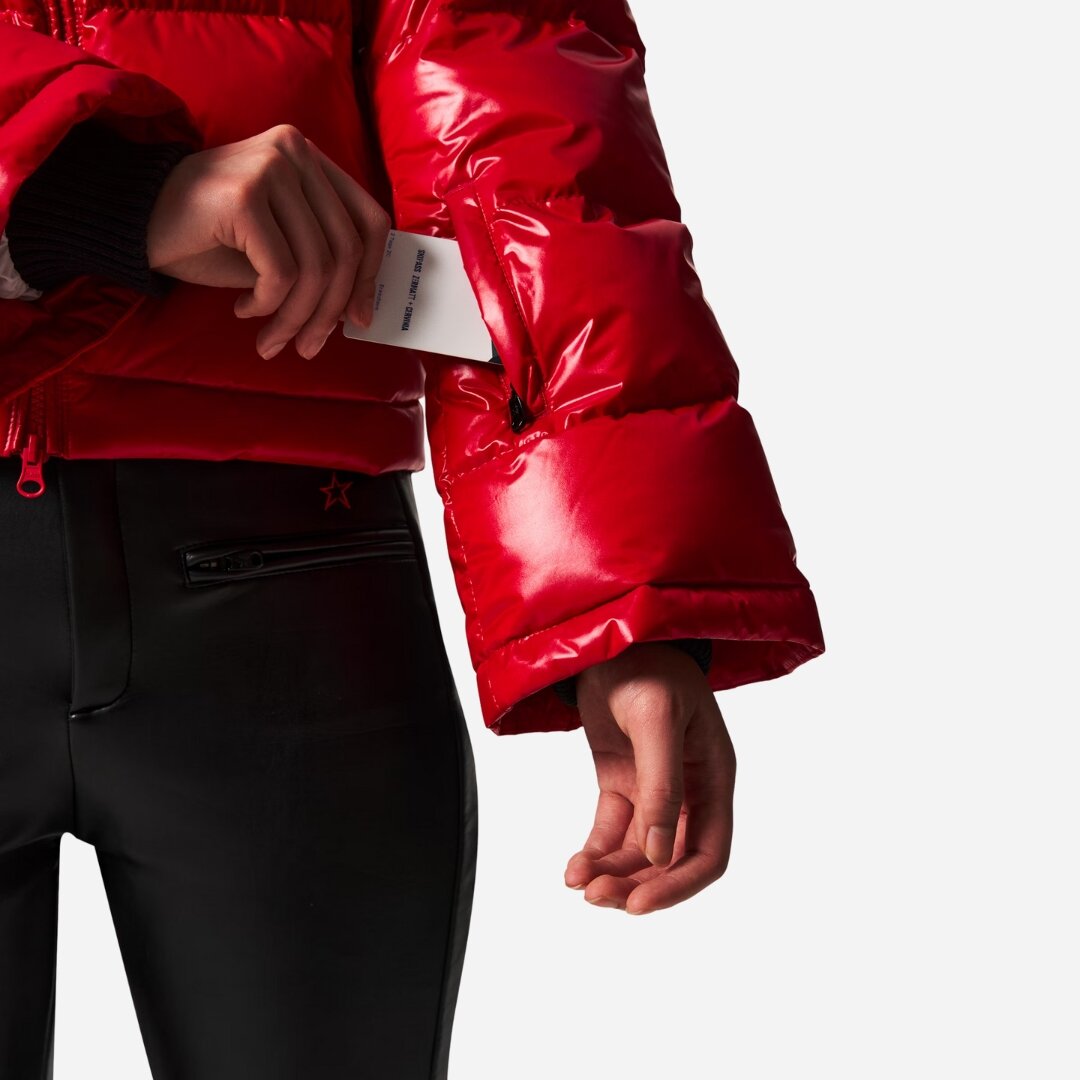 Polar Flare Down Jacket - Red