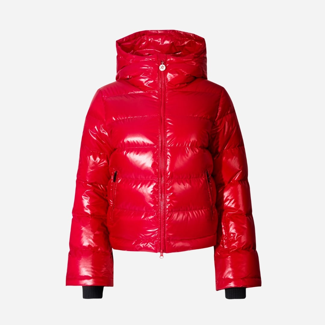 Polar Flare Down Jacket - Red