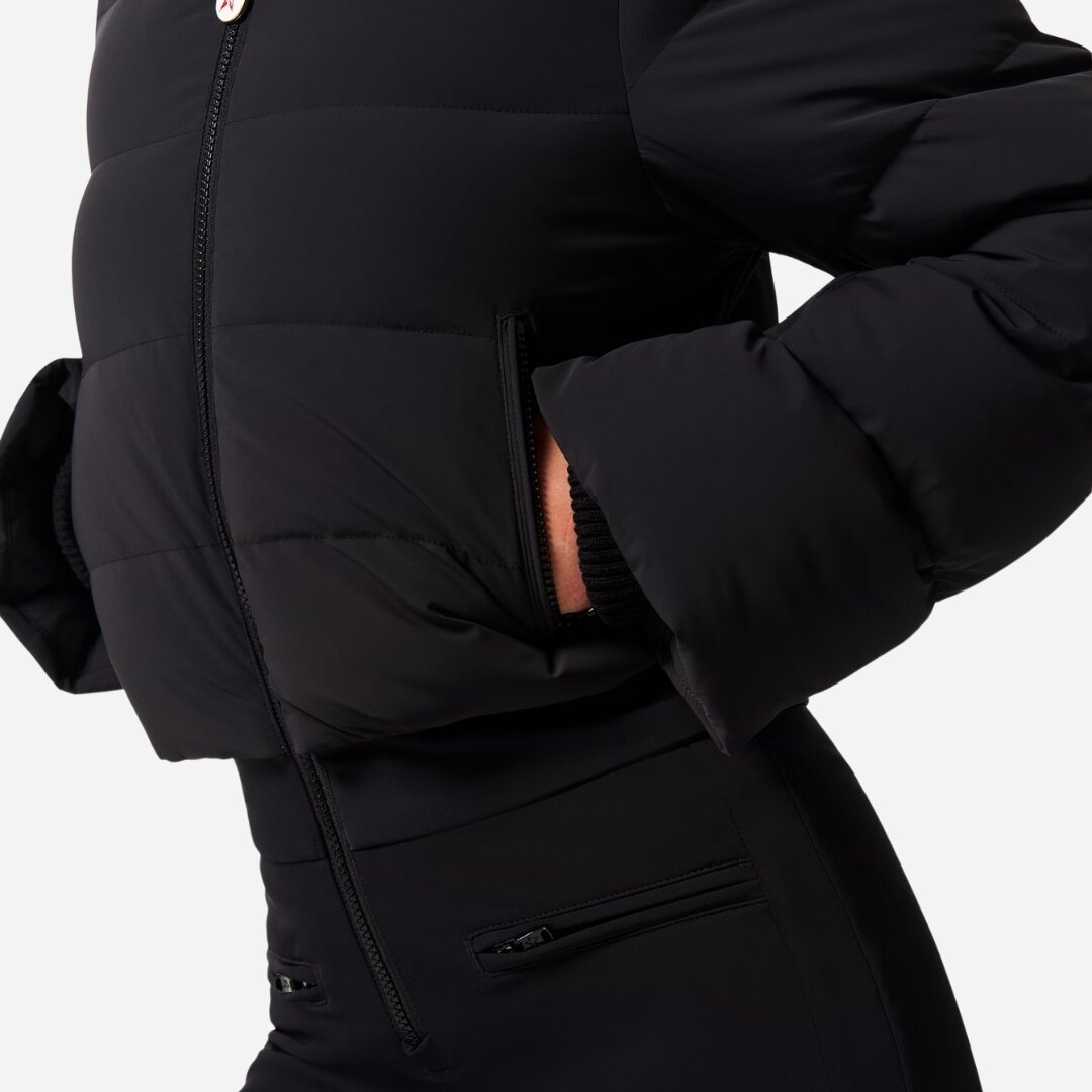 Polar Flare Ski Suit - Black