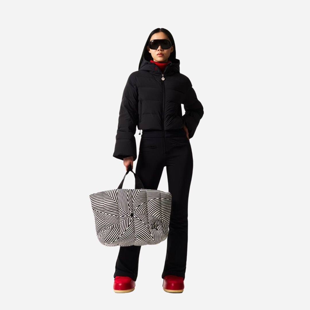 Polar Flare Ski Suit - Black