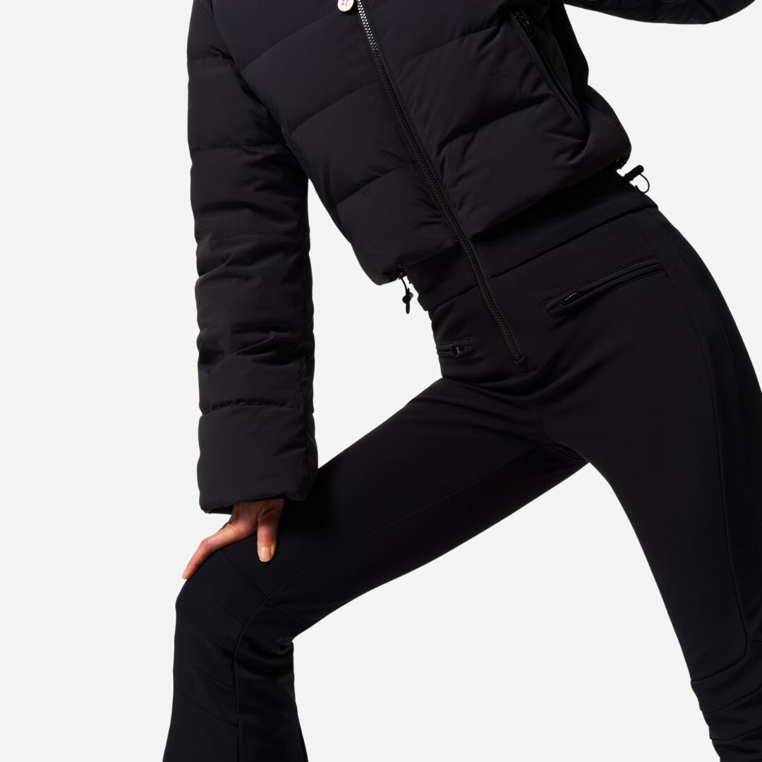 Polar Flare Ski Suit - Black