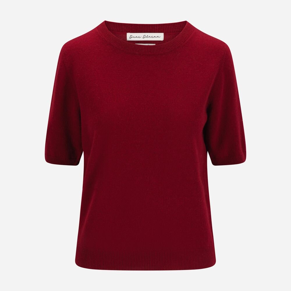Marthe Tee Cashmere Blend - Cherry