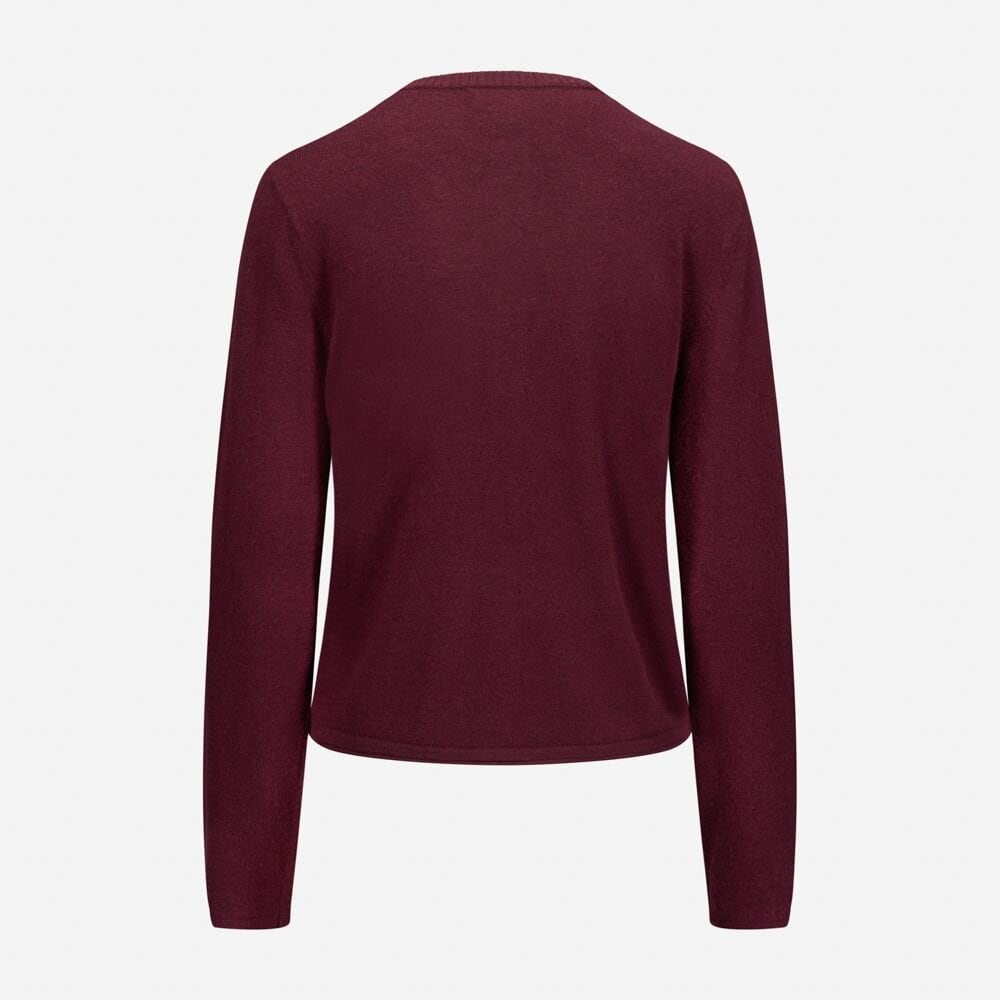 Clara Cardigan Cashmere Blend - Plum