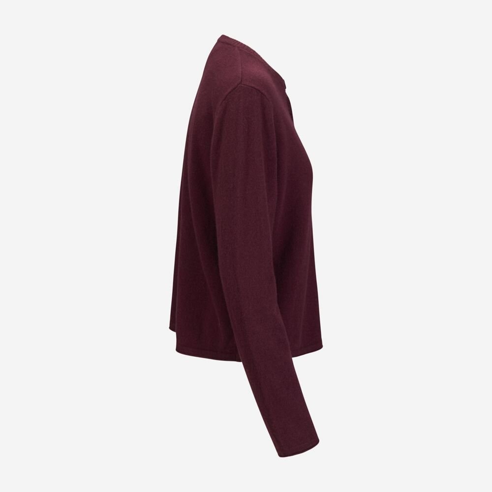 Clara Cardigan Cashmere Blend - Plum