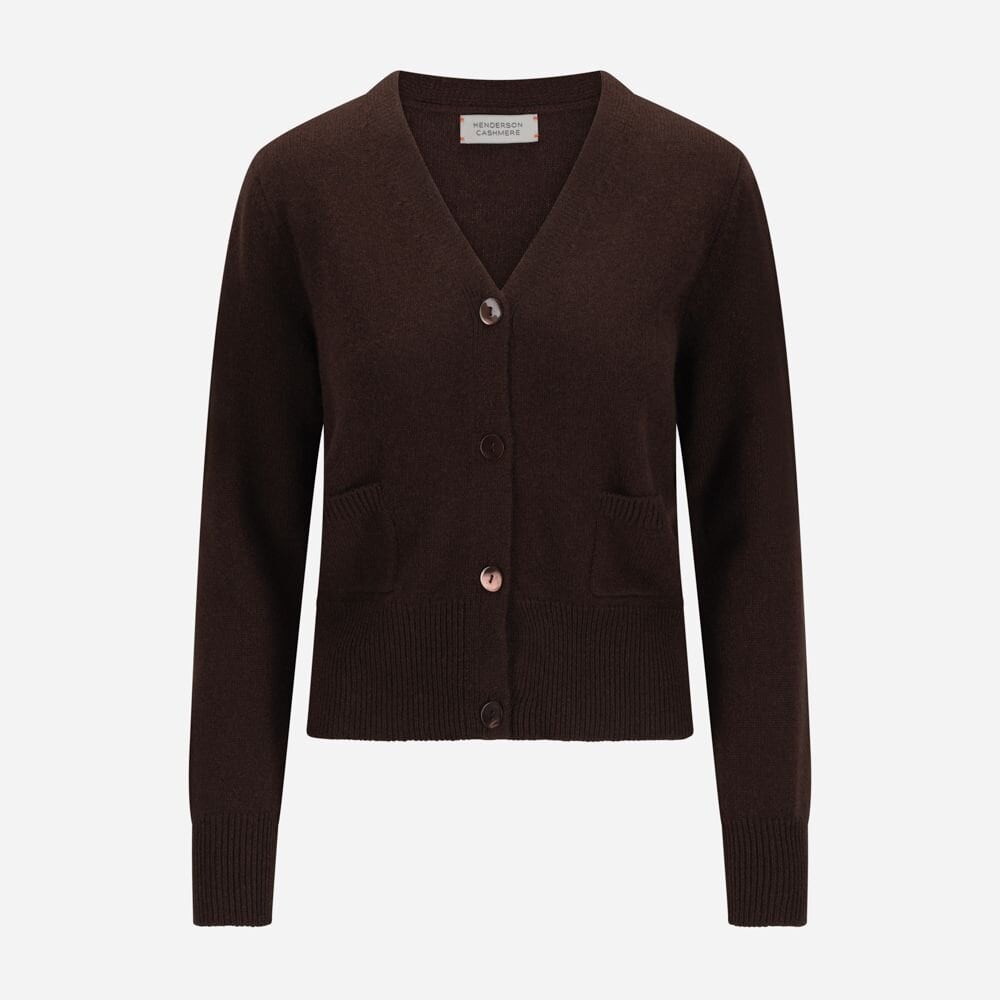 Vicky Cardigan Cashmere - Mocha