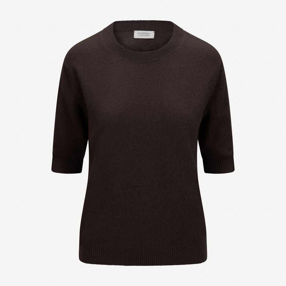 Angelina Elbow T-Shirt Cashmere - Mocha