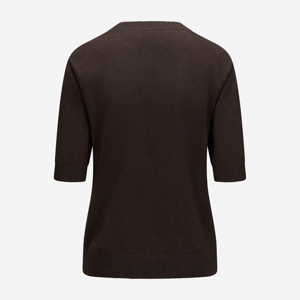 Angelina Elbow T-Shirt Cashmere - Mocha