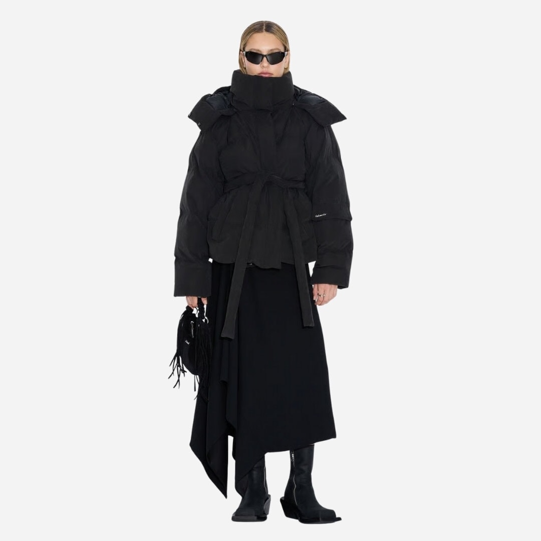 Steilia Brushed Down Jkt - Black