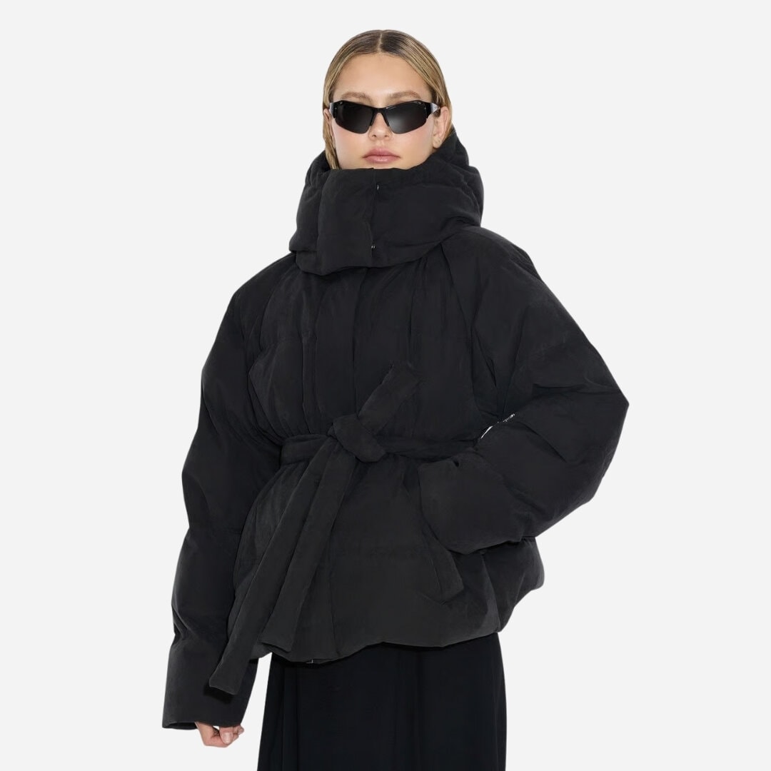 Steilia Brushed Down Jkt - Black