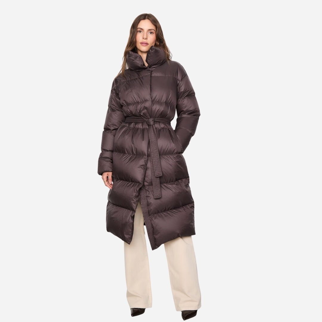 Dakota Down Coat - Dark Brown