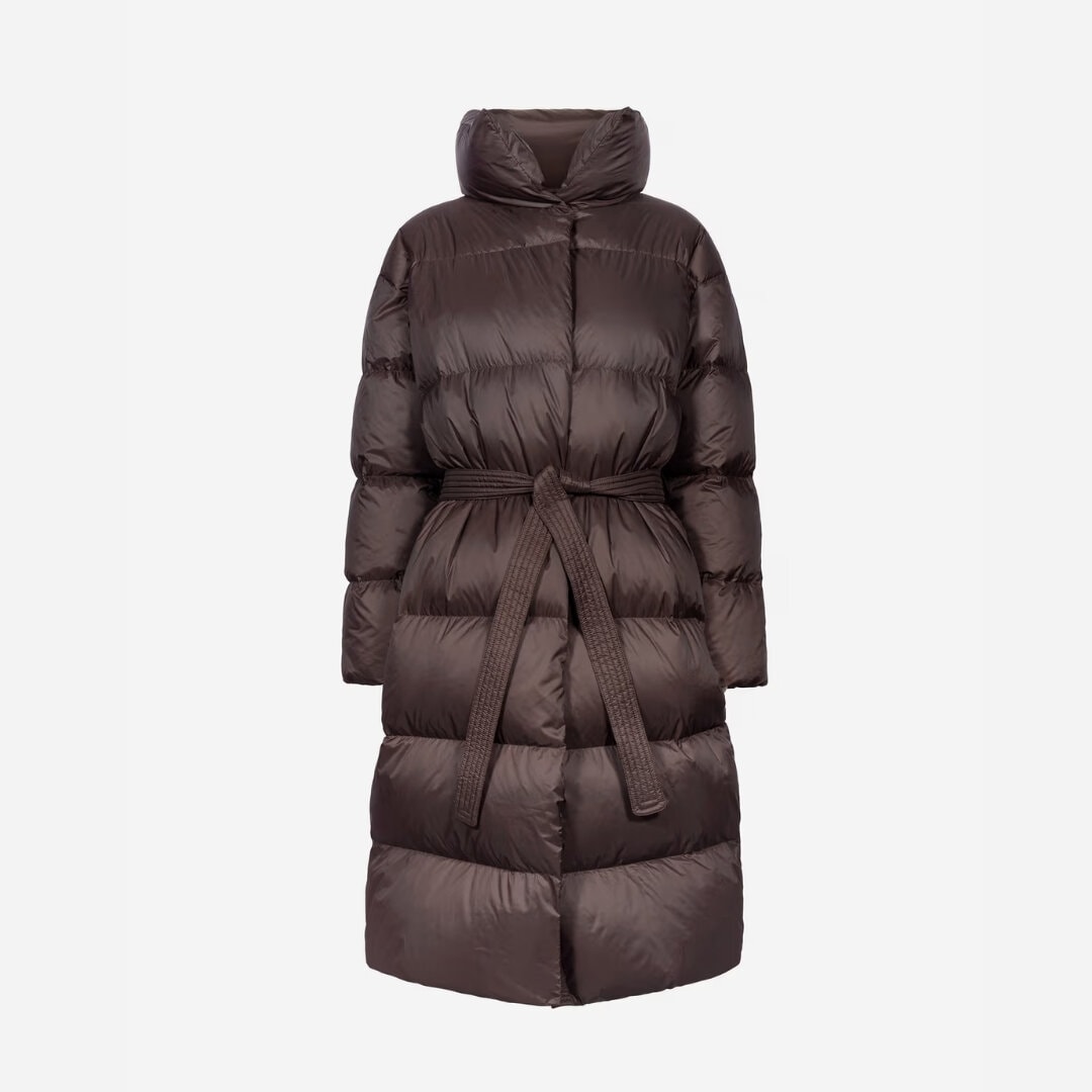 Dakota Down Coat - Dark Brown