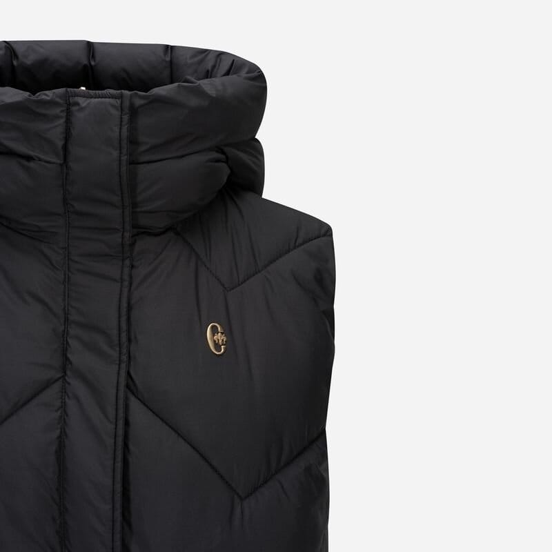 Long Gilet Flaine - Black