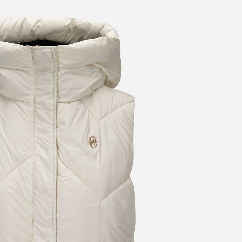 Long Gilet Flaine - Ecru