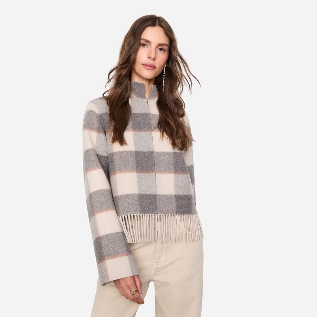 Edith Jacket - Cream Check