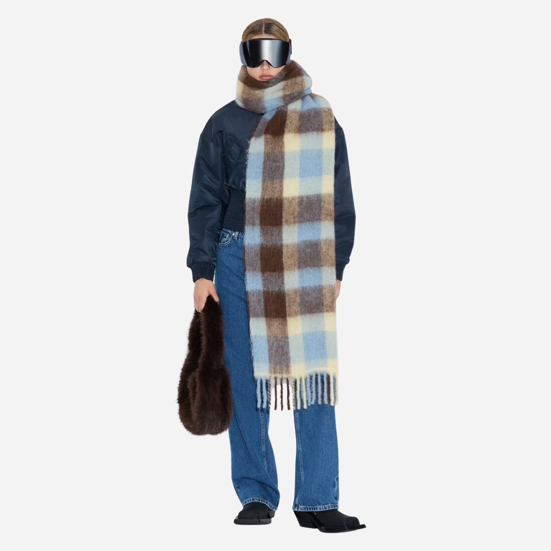 Fresia S - Lt Blue Check