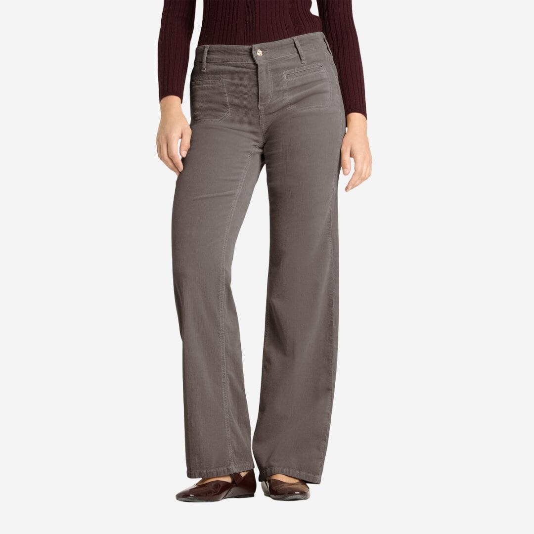 Tess Corduroy - Stone Grey