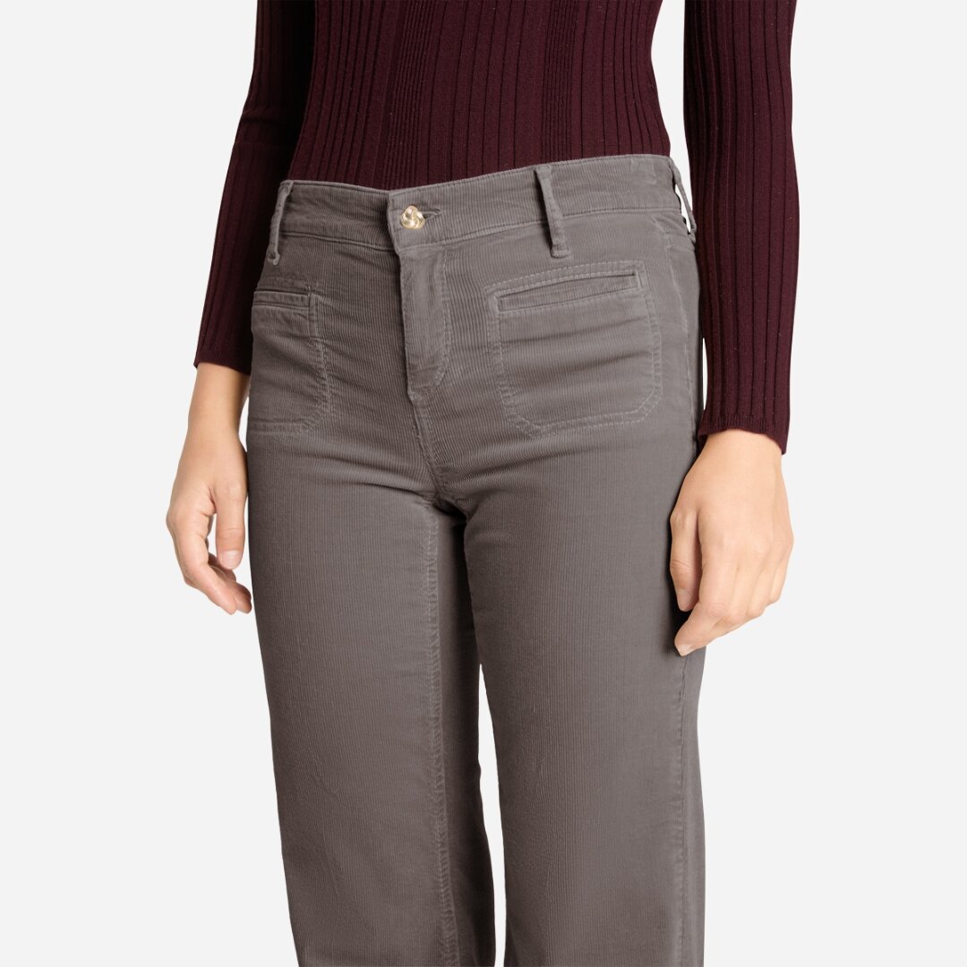 Tess Corduroy - Stone Grey