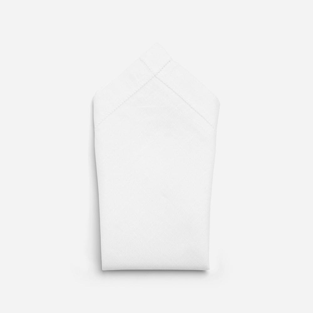 Linen Hankys - White