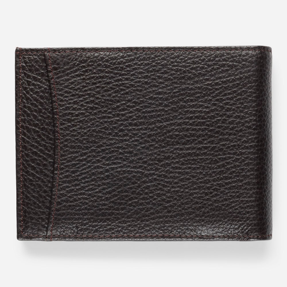 Leather Wallet - Dark Brown