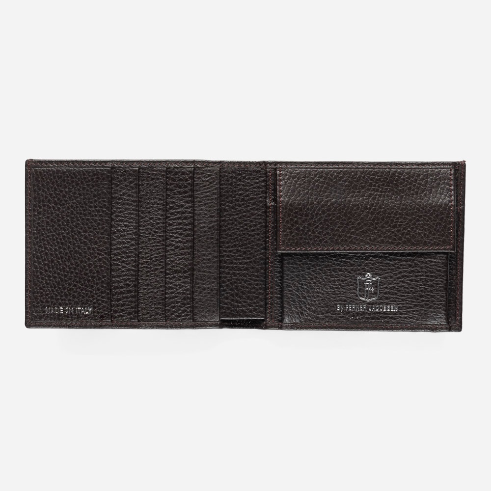 Leather Wallet - Dark Brown