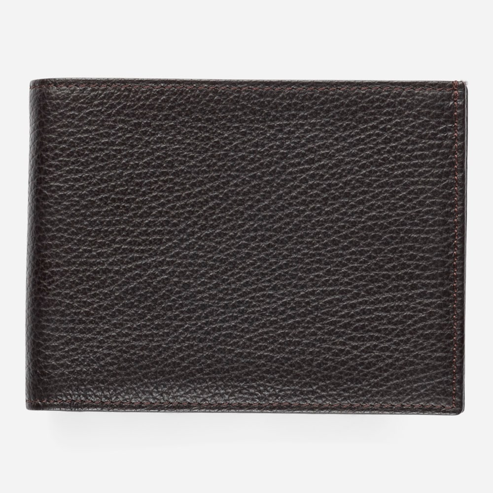 Leather Wallet - Dark Brown