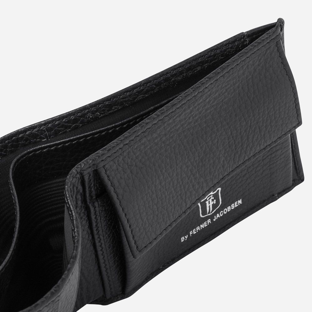 Leather Wallet -  Black