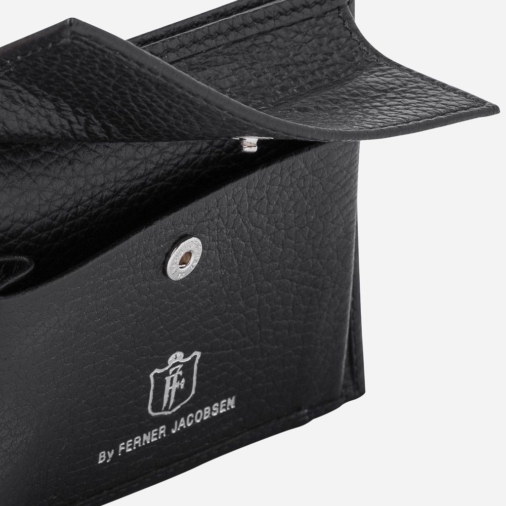 Leather Wallet -  Black