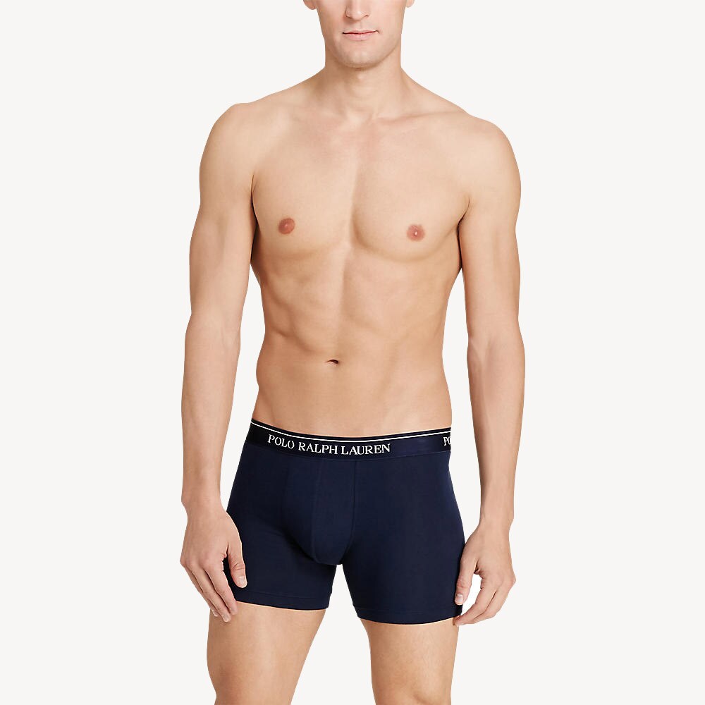 3 Pack Boxer Briefs - Navy