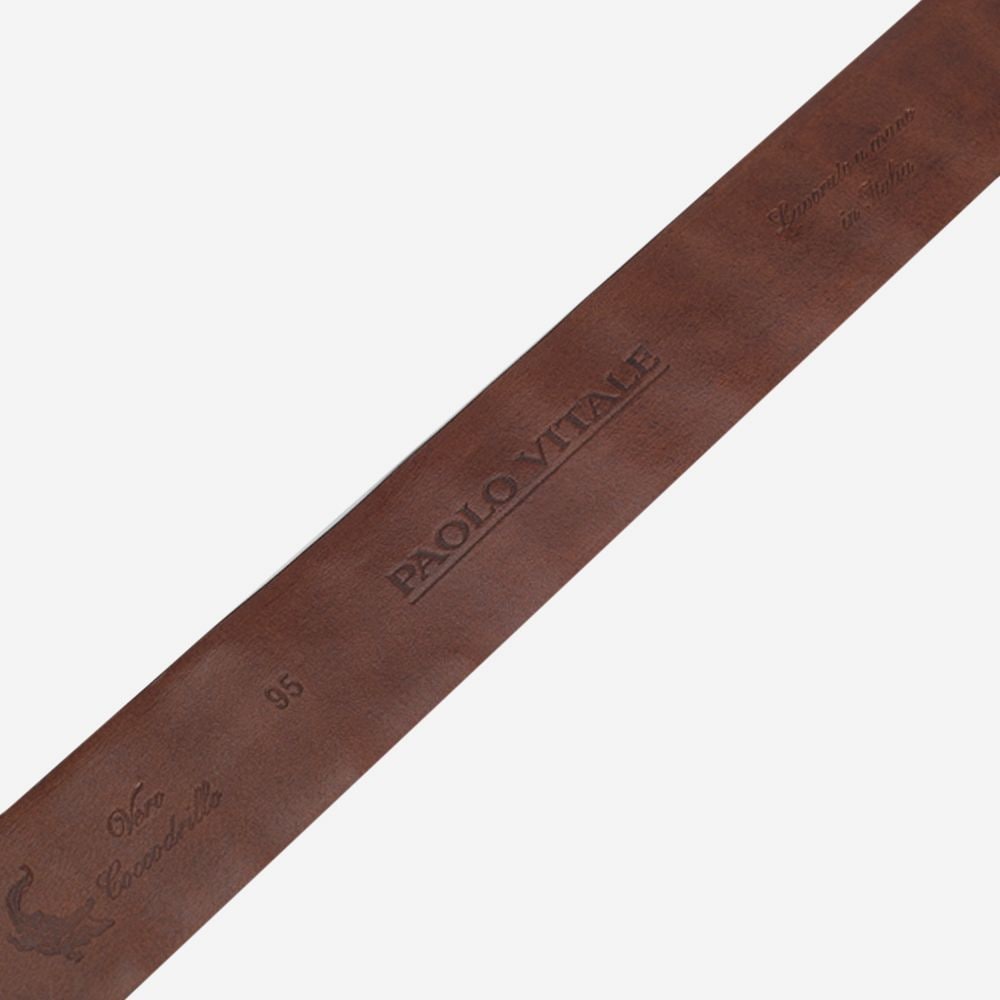 Crocodile Belt - Gold