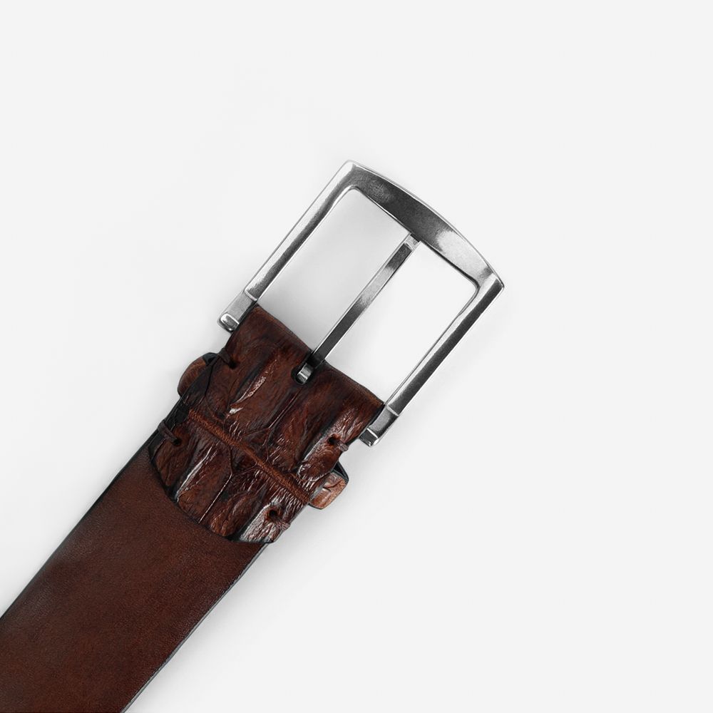 Crocodile Belt - Gold
