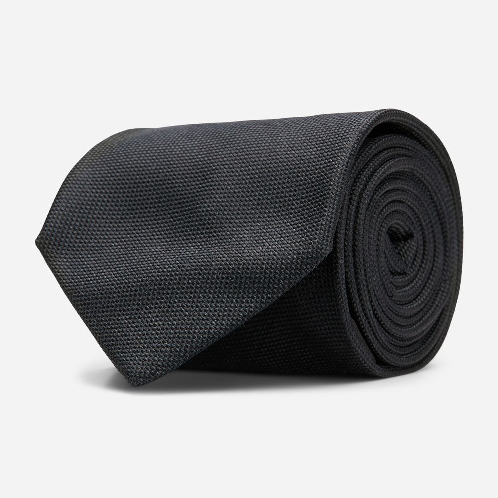 Tie Silk - Black Structure