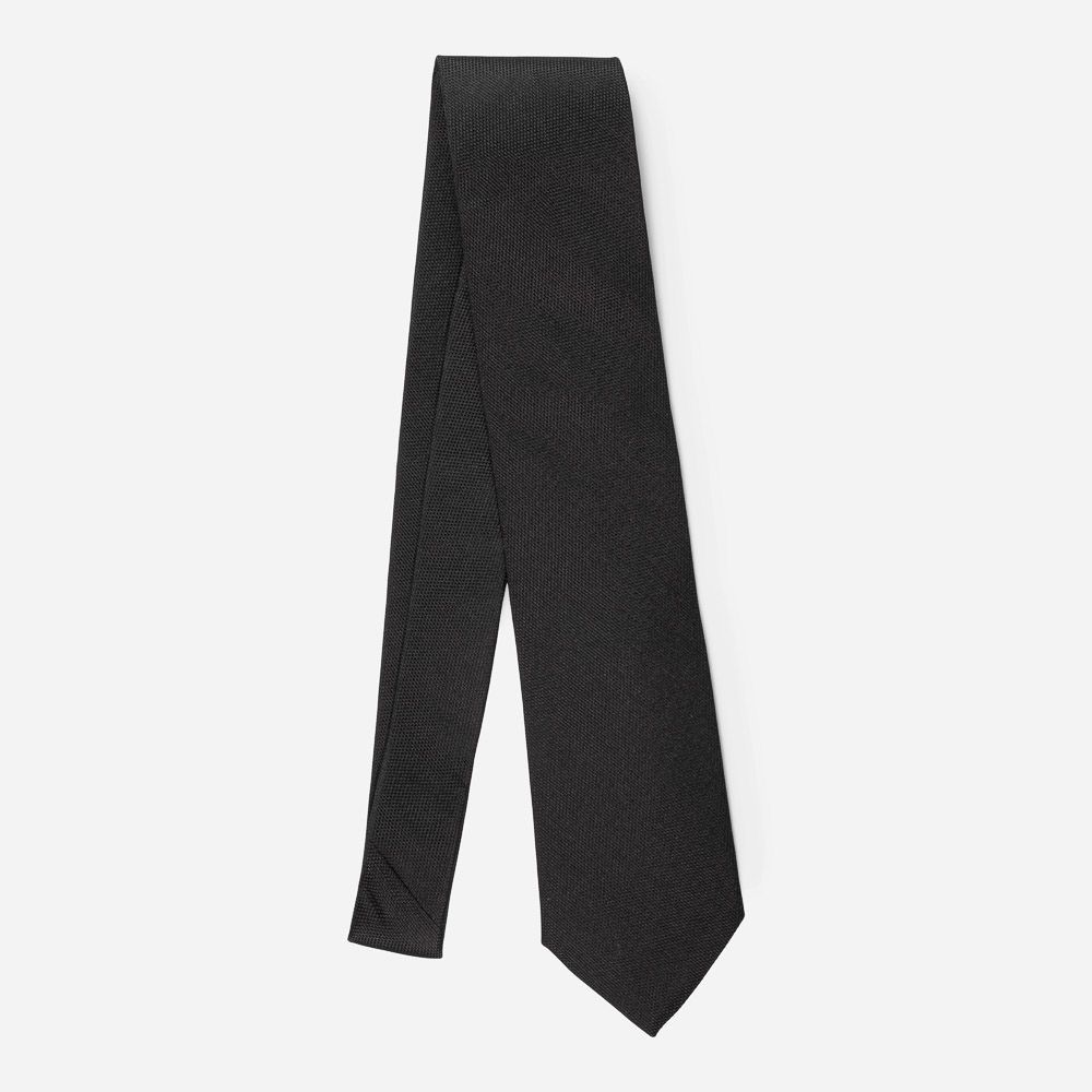 Tie Silk - Black Structure