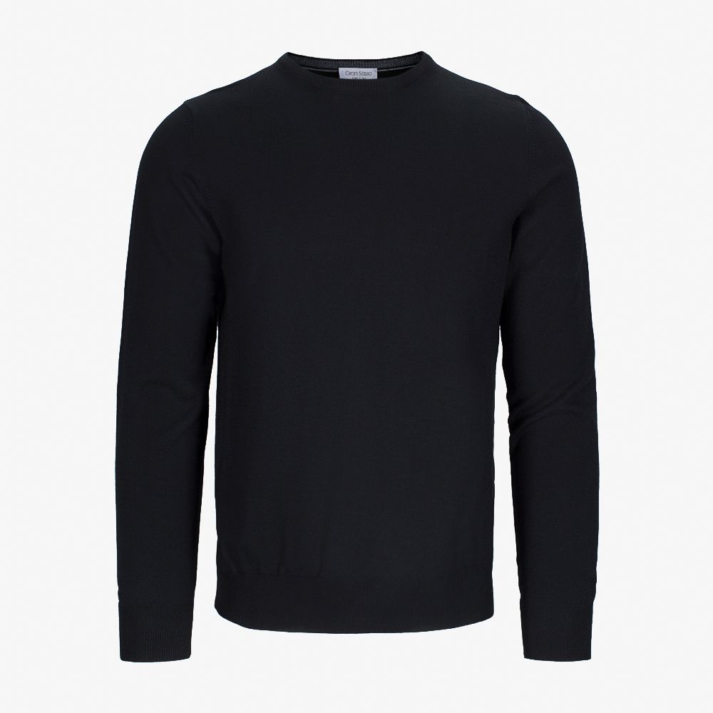 Crew Neck Merino - Black