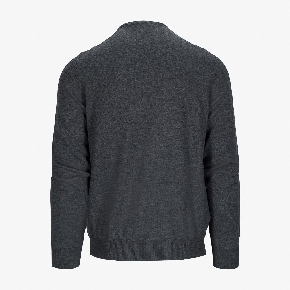 Crew L/Slv 098 Dark Grey