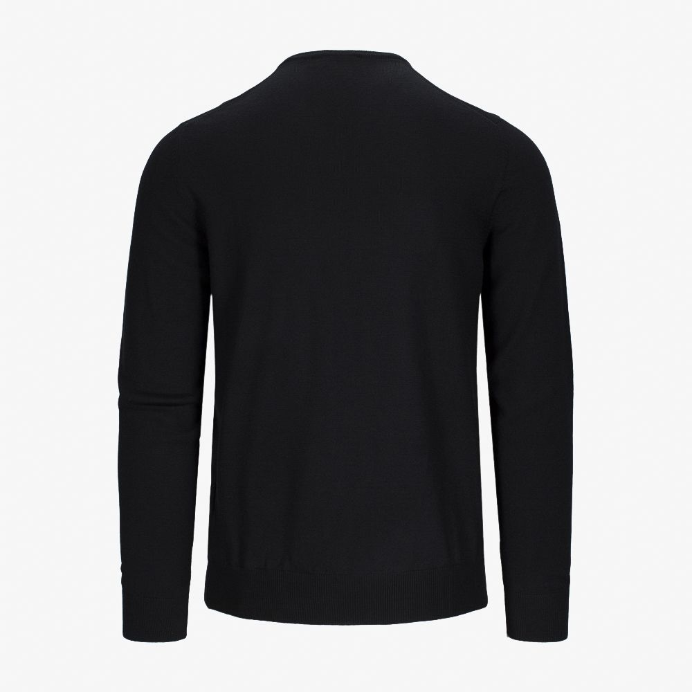 V-Neck Merino - Black