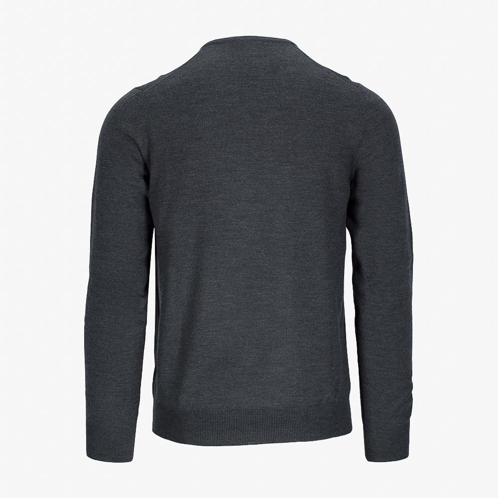 V-Neck Merino - Dark Grey