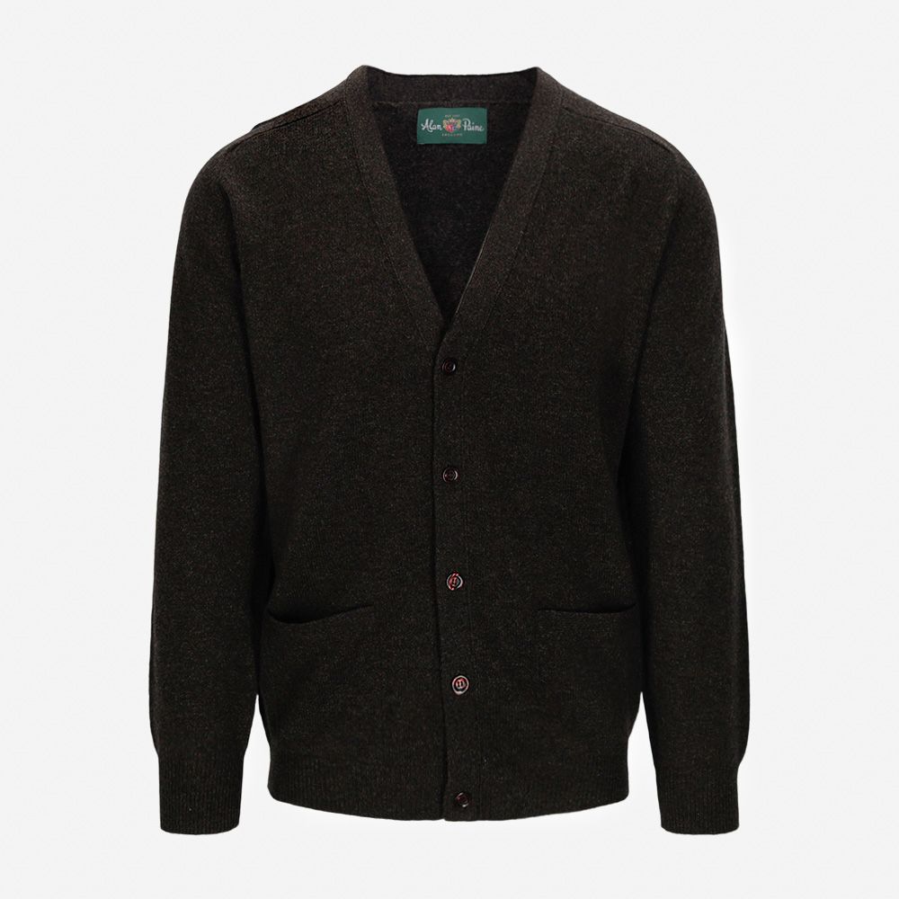 Cardigan Lambswool - Cocoa