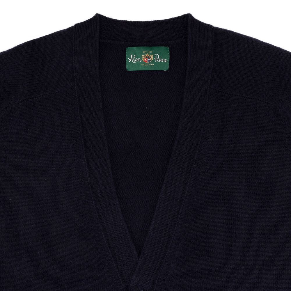 Cardigan Lambswool - Navy