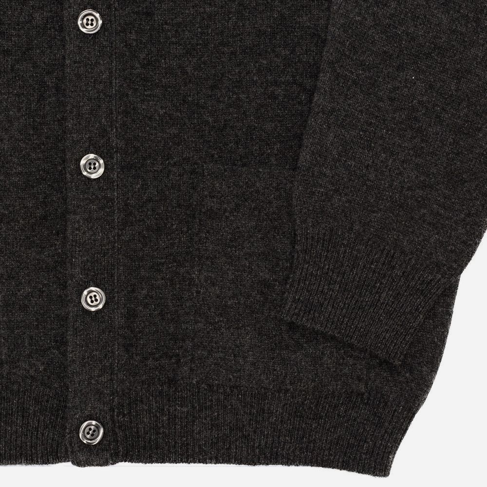 Cardigan Lambswool - Charcoal