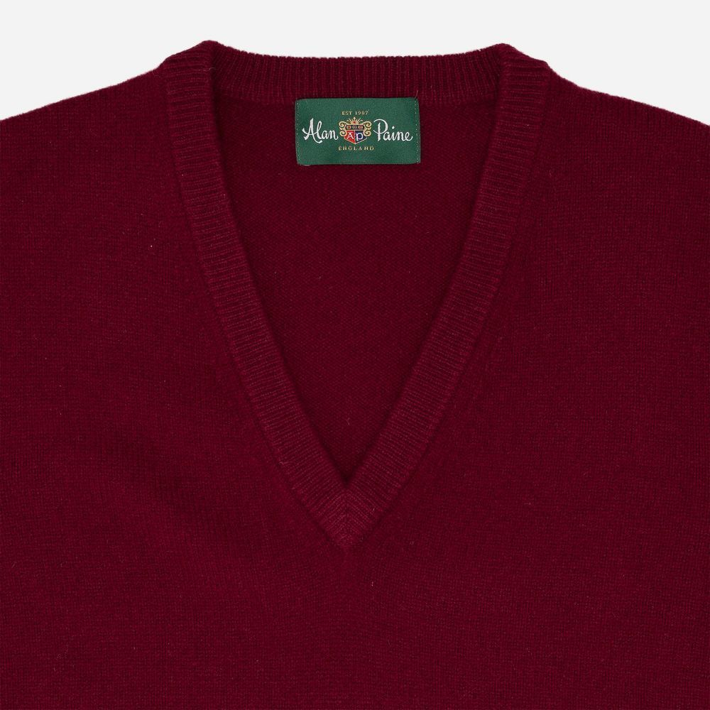 Slipover Lambswool - Bordeaux