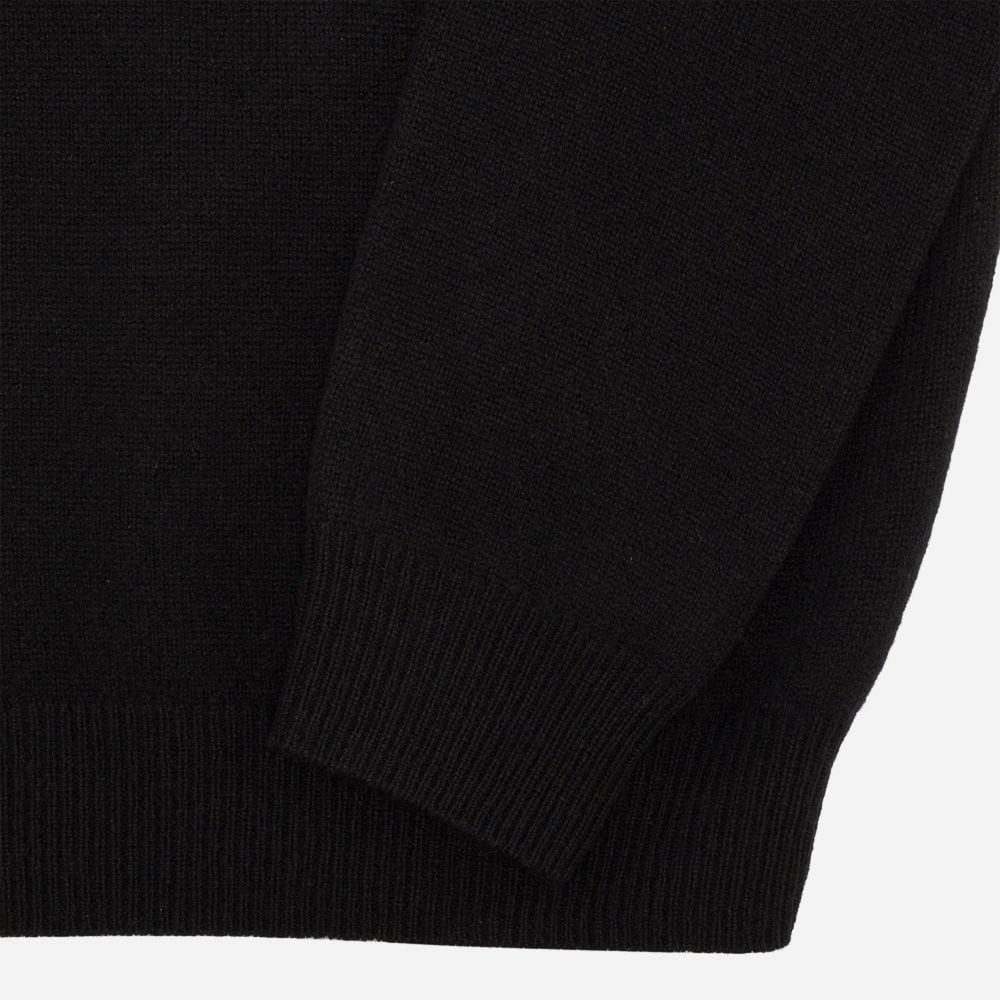 V-Neck Lambswool - Black