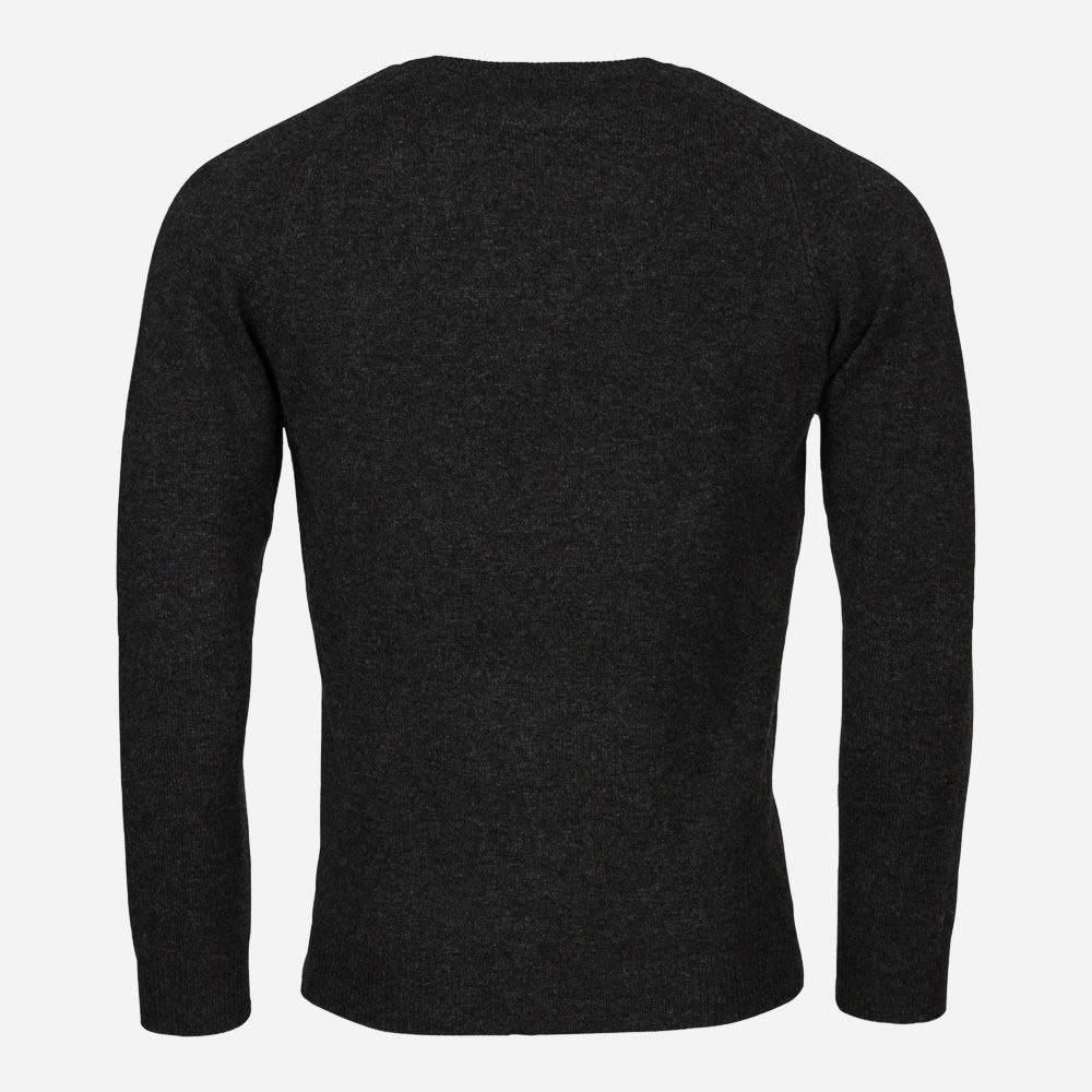 V-Neck Lambswool - Charcoal