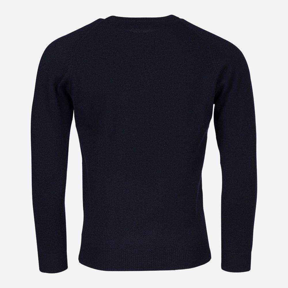 Crew Neck Lambswool -  Navy